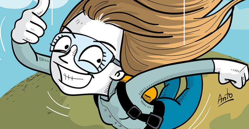 Fotocartooneando a Dianita